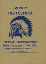 Muncy High School 1981 yearbook cover photo