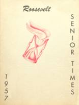 1957 Roosevelt High School Yearbook from Dayton, Ohio cover image