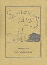 Groveton High School 1944 yearbook cover photo