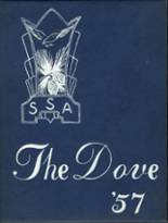 St. Scholastica Academy 1957 yearbook cover photo
