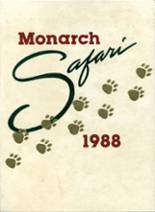 Monte Vista High School 1988 yearbook cover photo
