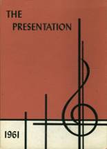 Presentation High School 1961 yearbook cover photo