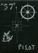 North Judson-San Pierre High School 1957 yearbook cover photo