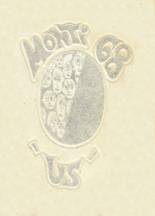Monticello High School 1968 yearbook cover photo