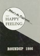 1986 Happy High School Yearbook from Happy, Texas cover image