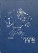 Fillmore High School 1958 yearbook cover photo
