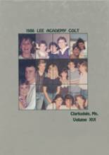 1986 Lee Academy Yearbook from Clarksdale, Mississippi cover image