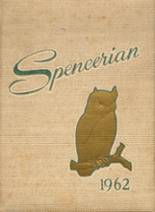 Spencer High School 1962 yearbook cover photo