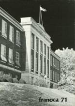Franklinton High School 1971 yearbook cover photo