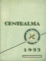 Central Catholic High School 1953 yearbook cover photo