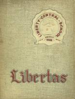 Liberty High School 1958 yearbook cover photo