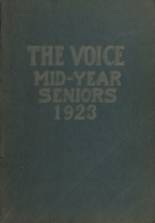 South High School 1923 yearbook cover photo