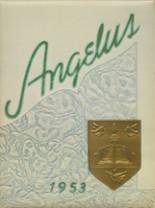 Academy of the Holy Angels 1953 yearbook cover photo