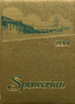 Spencer High School 1959 yearbook cover photo
