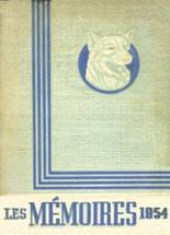 Watsontown High School 1954 yearbook cover photo