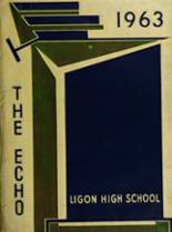 Ligon High School 1963 yearbook cover photo