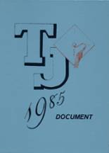 Thomas Jefferson High School 1985 yearbook cover photo