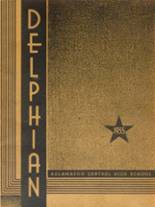 Central High School 1935 yearbook cover photo