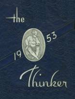 Haverhill High School 1953 yearbook cover photo