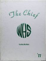 Waxahachie High School 1977 yearbook cover photo