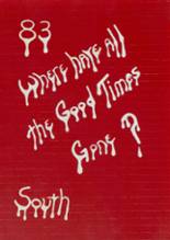 South High School 1983 yearbook cover photo