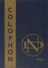 1965 Notre Dame Girls High School Yearbook from Bridgeport, Connecticut cover image