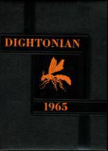 Dighton High School 1965 yearbook cover photo