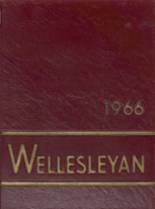 Wellesley High School 1966 yearbook cover photo