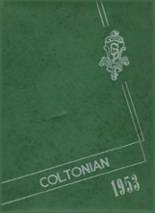 Colton-Pierrepont High School 1953 yearbook cover photo