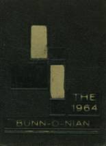 Bunn High School 1964 yearbook cover photo