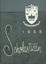 St. Benedict Academy 1958 yearbook cover photo