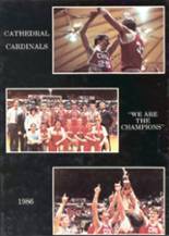 Cathedral High School 1986 yearbook cover photo