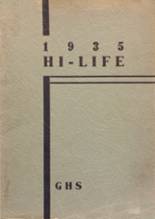 1935 Greenville High School Yearbook from Greenville, Michigan cover image