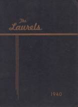 Laurel High School 1940 yearbook cover photo