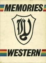 Western High School 1984 yearbook cover photo