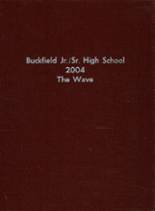 Buckfield High School 2004 yearbook cover photo