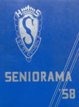 St. Stephen High School 1958 yearbook cover photo