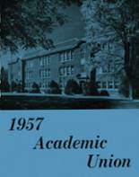 Waterville High School 1957 yearbook cover photo