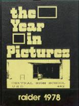 Central High School 1978 yearbook cover photo