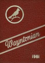 1961 Wayne County High School Yearbook from Monticello, Kentucky cover image