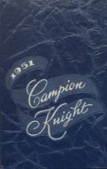 Campion Jesuit High School 1951 yearbook cover photo