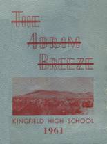 1961 Kingfield High School Yearbook from Kingfield, Maine cover image