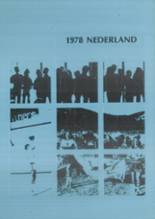 Nederland High School 1978 yearbook cover photo