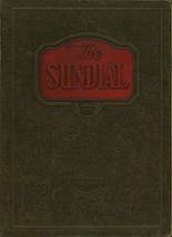 Sunset High School 1929 yearbook cover photo