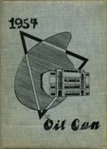 Oil City High School 1954 yearbook cover photo