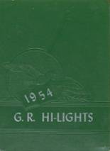 Greenville Rossie High School 1954 yearbook cover photo