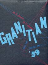 1959 Granite High School Yearbook from Salt lake city, Utah cover image