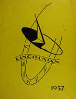 Lincoln High School 1957 yearbook cover photo