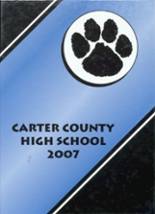 Carter County High School 2007 yearbook cover photo