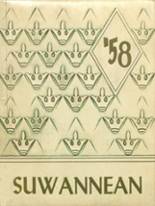 1958 Suwannee High School Yearbook from Live oak, Florida cover image